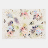 Mooie Waterverf  Design Inpakpapier Vel (Voorkant 3)