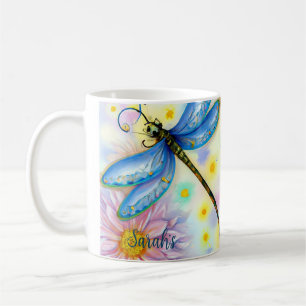 Mooie Waterverf Dragonfly, koffie-Mok Koffiemok