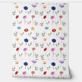 Mooie Waterverf Floral Behang