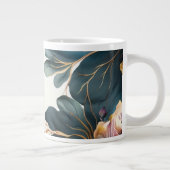 Mooie waterverf florale extra grote beker (Rechts)