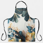 Mooie waterverf florale schort (Voorkant)