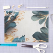 Mooie waterverf florale tissuepapier (Craft)