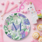 Mooie Waterverf Hydrangea Mix Papieren Bordje (Feest)