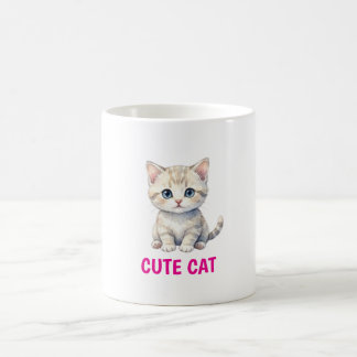 Mooie Waterverf Kat Koffiemok