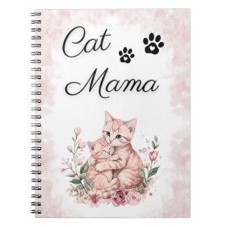 Mooie Waterverf Kat Moeder Notitieboek Cadeau Voor