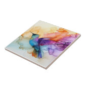 Mooie Waterverf kolibrie Tegeltje (Zijkant)