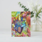 Mooie Waterverf Mandarijns design Briefkaart (Staand voorkant)