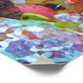 Mooie Waterverf Mandarijns design Poster (Hoek)