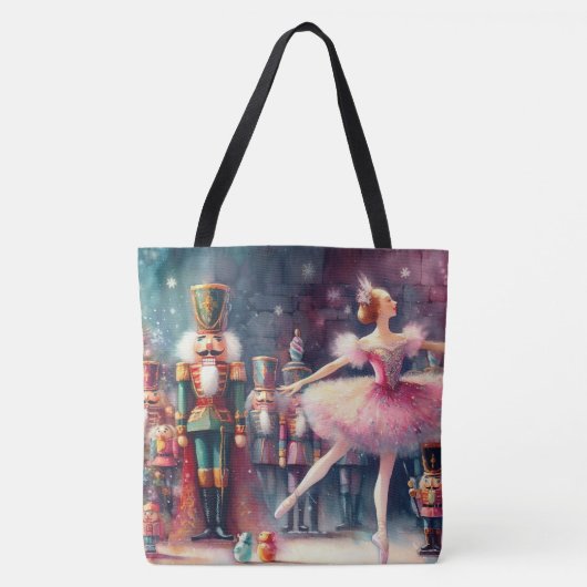 Mooie Waterverf Notenkraker Draagtas (Voorkant)