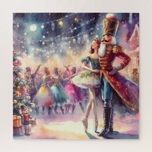 Mooie Waterverf Notenkraker Legpuzzel (Verticaal)