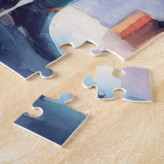 Mooie Waterverf Notenkraker Legpuzzel (Zijkant)