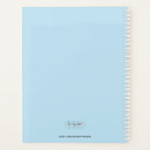 Mooie Waterverf Owl Lovers Planner (Achterkant)