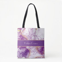 Mooie Waterverf Paarse achtergrond, gouden Foliën