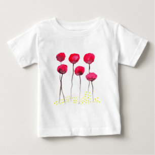 Mooie waterverf poppies