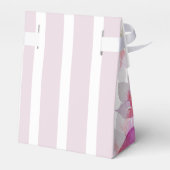 Mooie Waterverf roze bloemen handbeschilderd Bedankdoosjes (Achterkant)