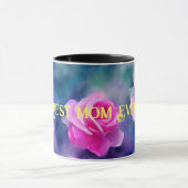 Mooie Waterverf Roze Roze Rijk Collectie Mok (Midden)