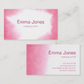 Mooie Waterverf Rozen Visitekaartjes (Voorkant / Achterkant)