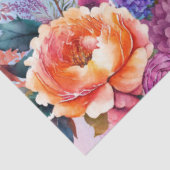 Mooie Waterverf Tuin Bloemen Decoupage Tissuepapier (Detail)