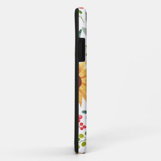 Mooie Waterverf van zonnebloemen en bessen  Case-Mate iPhone Case (Achterkant/rechts)