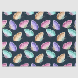 Mooie Waterverf vlinderpatroonpatroon Tissuepapier