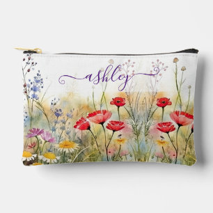 Mooie Waterverf Wildflowers Tuinnaam Etui