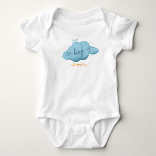Mooie Waterverf Wolk Baby Jongen Rompertje Romper