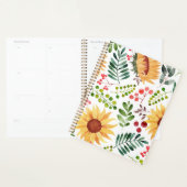 Mooie Waterverf zonnebloemen en bessen  Planner (Display)