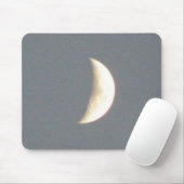 Mooie Waxing Crescent Moon in Dusk Mousepa Muismat (Met muis)