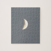 Mooie Waxing Crescent Moon in Dusk Puzzle Legpuzzel (Verticaal)