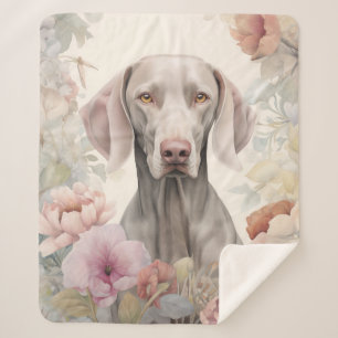 Mooie Weimaraner Sherpa Deken