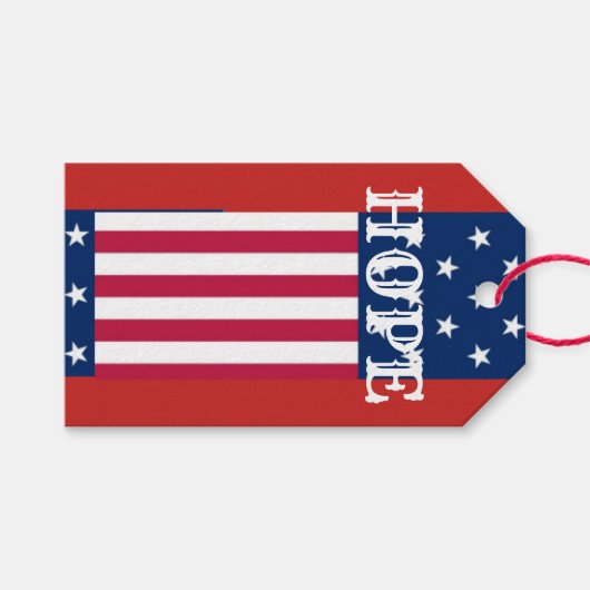 Mooie wensen voor de beste hoop cadeaulabel (Voorkant (Horizontaal))