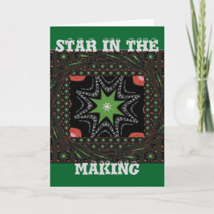 Mooie wervelende sterren achtergrond Print vector Kaart