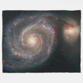 Mooie Whirlpool Galaxy Fleece Deken (Voorkant (Horizontaal))