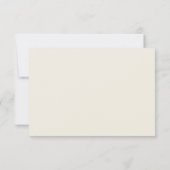 Mooie White Flowers Bar Mitzvah Bat Mitzvah Kaart (Achterkant)