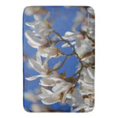 Mooie White Magnolia Sargentiana Flowers Badmat (Voorkant Verticaal)