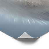 Mooie White Wolf Art Poster (Hoek)