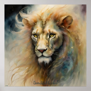 Mooie Wicked AI Fantasy Digitale Kunstdruk Poster