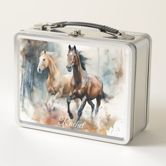 Mooie Wild Horses lunchbox (Voorkant)
