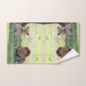Mooie Wild Lions op het Oerwoud Bad Handdoek (Handdoek)