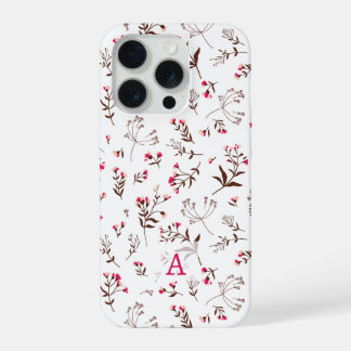 Mooie wilde bloem eerste stijlvolle iPhone 15 pro hoesje