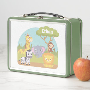 Mooie Wilde Safari Dieren Kids Gepersonaliseerd