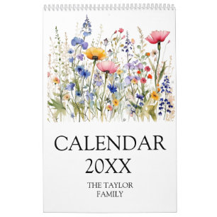 Mooie Wildflower Botanische Tuin Kalender