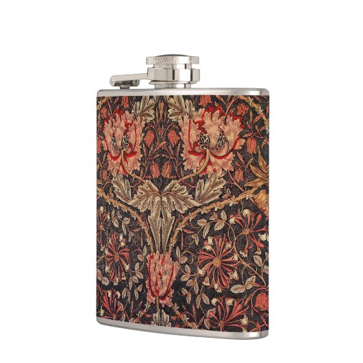 Mooie William Morris Honeysuckle Flask Heupfles (Links)