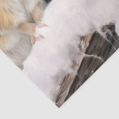 Mooie Winter Muizen Decoupage Tissue Paper Tissuepapier (Detail)