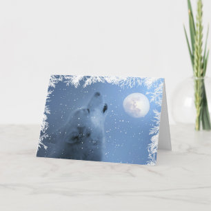Mooie Winterzonnewende Zegeningen Wolf Kaart