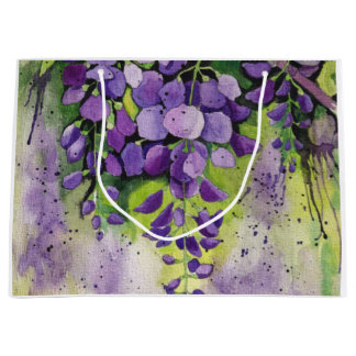 Mooie wisterbloemen in de Waterverf Groot Cadeauzakje