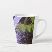 Mooie Wisteria Moederdag bewerkbaar Latte Mok (Rechts)