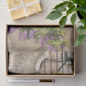 Mooie Wisteria overhandiging Gothic Window Tissuepapier (Geschenk)