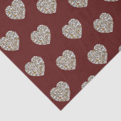 Mooie wit en goud marmeren textuur hart tissuepapier (Detail)