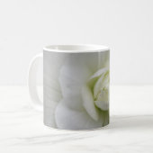 Mooie witte anjer Mok (Voorkant links)